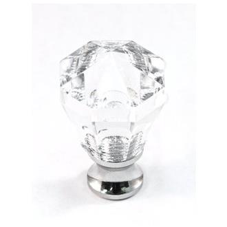 Cal Crystal M13/23 Crystal Excel OCTAGON KNOB in Pewter
